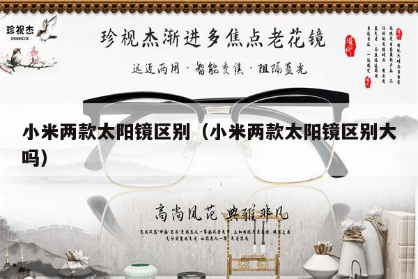 小米兩款太陽鏡區(qū)別(小米兩款太陽鏡區(qū)別大嗎)